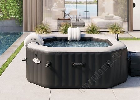 Надувная джакузи INTEX  PureSpa Jet and Bubble Deluxe ; артикул 28458