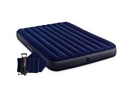 Матрас INTEX "Classic Downy Airbed Dura-Beam" с подушками и насосом.