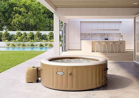 Надувная джакузи INTEX  PureSpa Bubble Therapy ;  артикул 28428