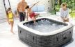 Надувная джакузи INTEX PureSpa Greystone Deluxe ; артикул 28452