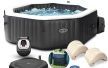 Надувная джакузи INTEX  PureSpa Jet and Bubble Deluxe ; артикул 28462