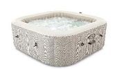 Надувная джакузи INTEX PureSpa Chevron Deluxe ; артикул 28472