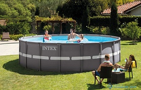 Бассейн INTEX Ultra Frame Pool каркасный (круглый)